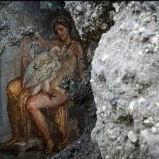 Leda e il Cigno da un affresco di Pompei